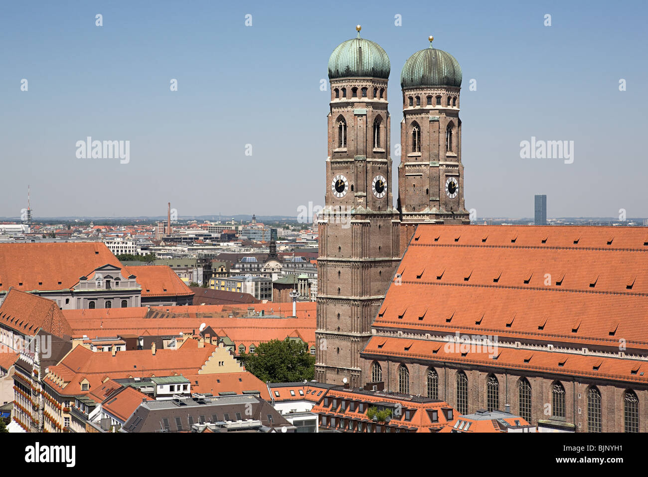 Munich frauenkirche Stock Photo