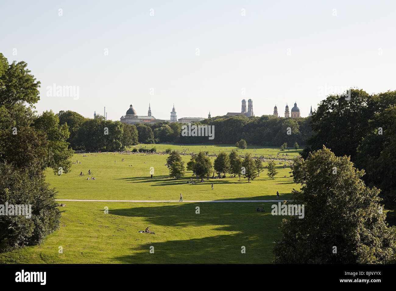 English garden munich Stock Photo