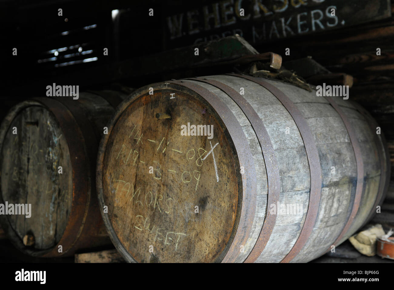 Cider barrels hires stock photography and images Alamy