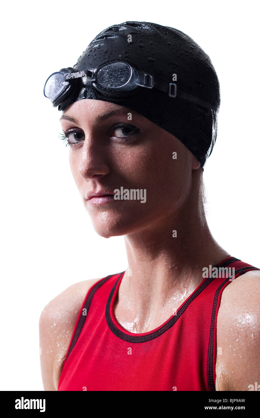 Female swimmer Stock Photo