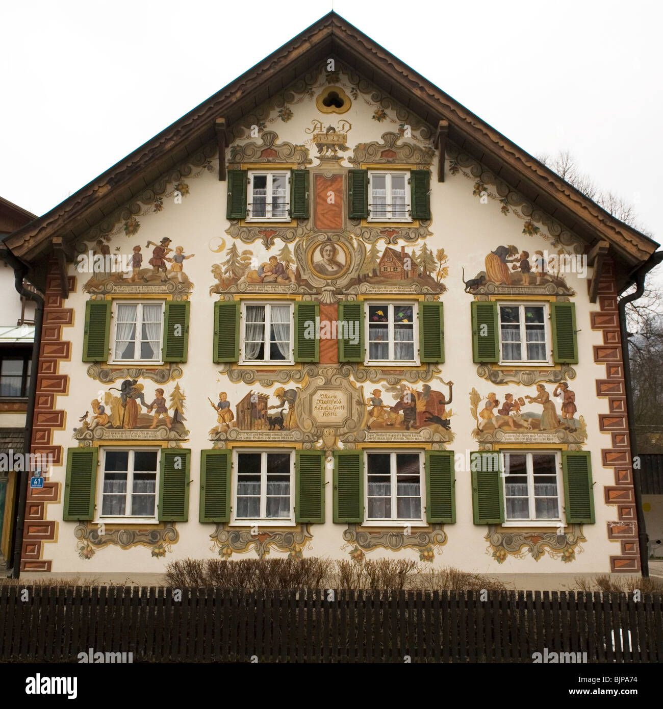 The Hansel And Gretel House In The Bavarian Town Of Oberammergau Bavaria Germany Stock Photo Alamy