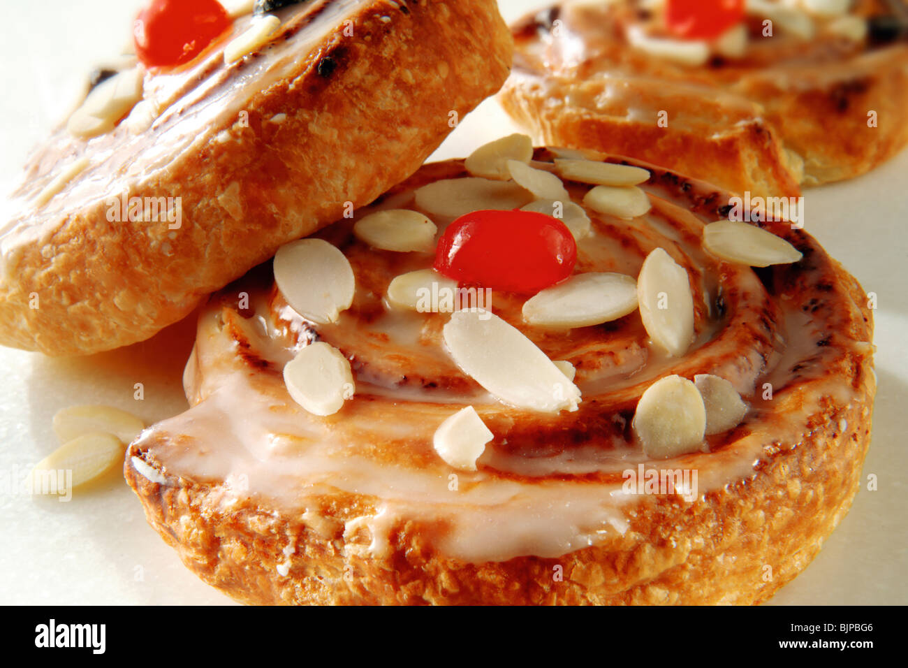 Danish pastry food photos Stock Photo