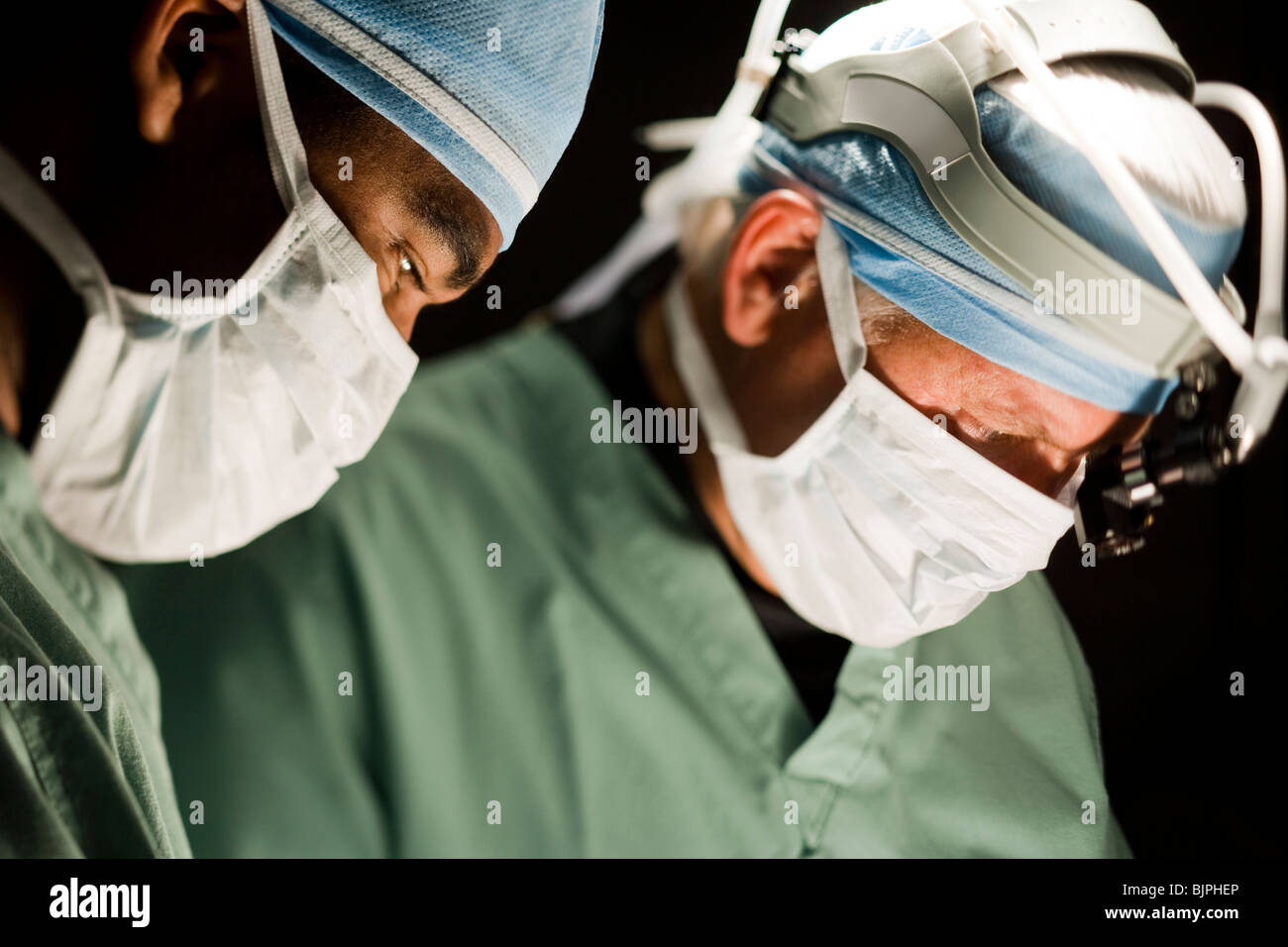 Medical personnel in surgery Stock Photo Alamy