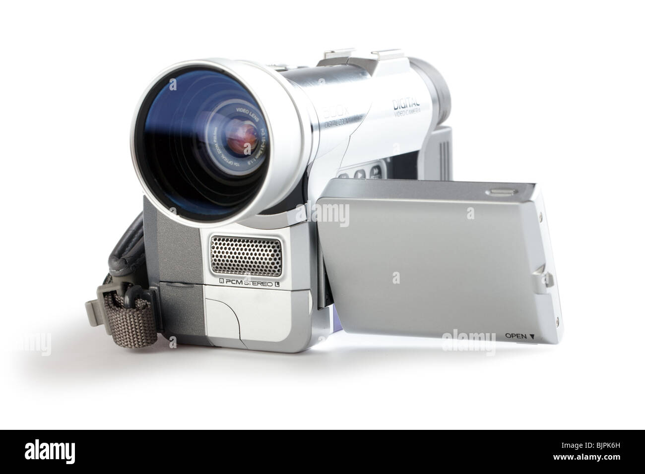 amateur camcorder on white background Stock Photo - Alamy