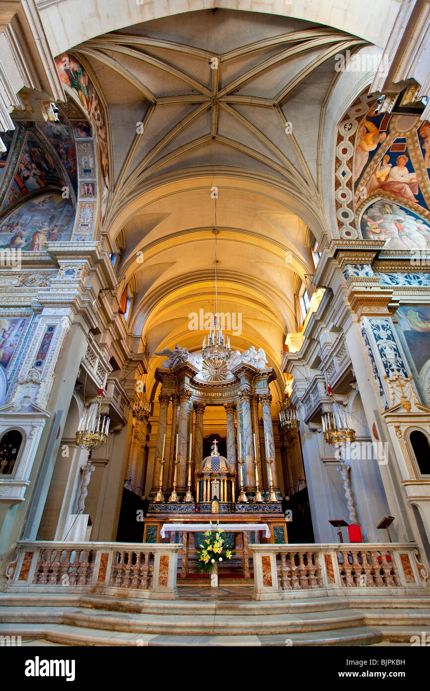 Trinita dei Monti church, Rome Stock Photo - Alamy