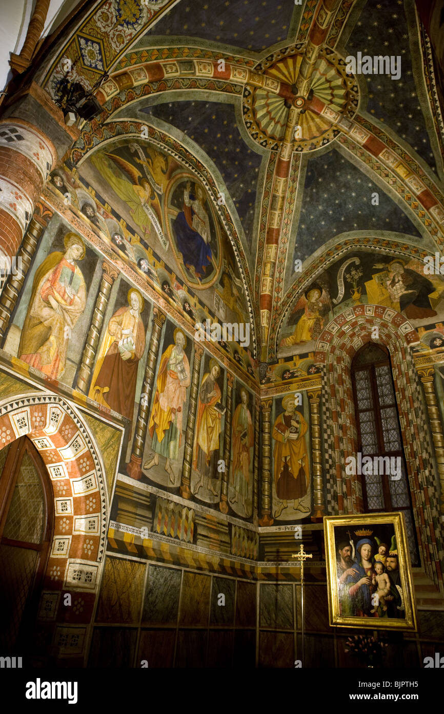 Italy, Piemonte, Torino, Turin, church San Domenico, chapel Delle Grazie Stock Photo