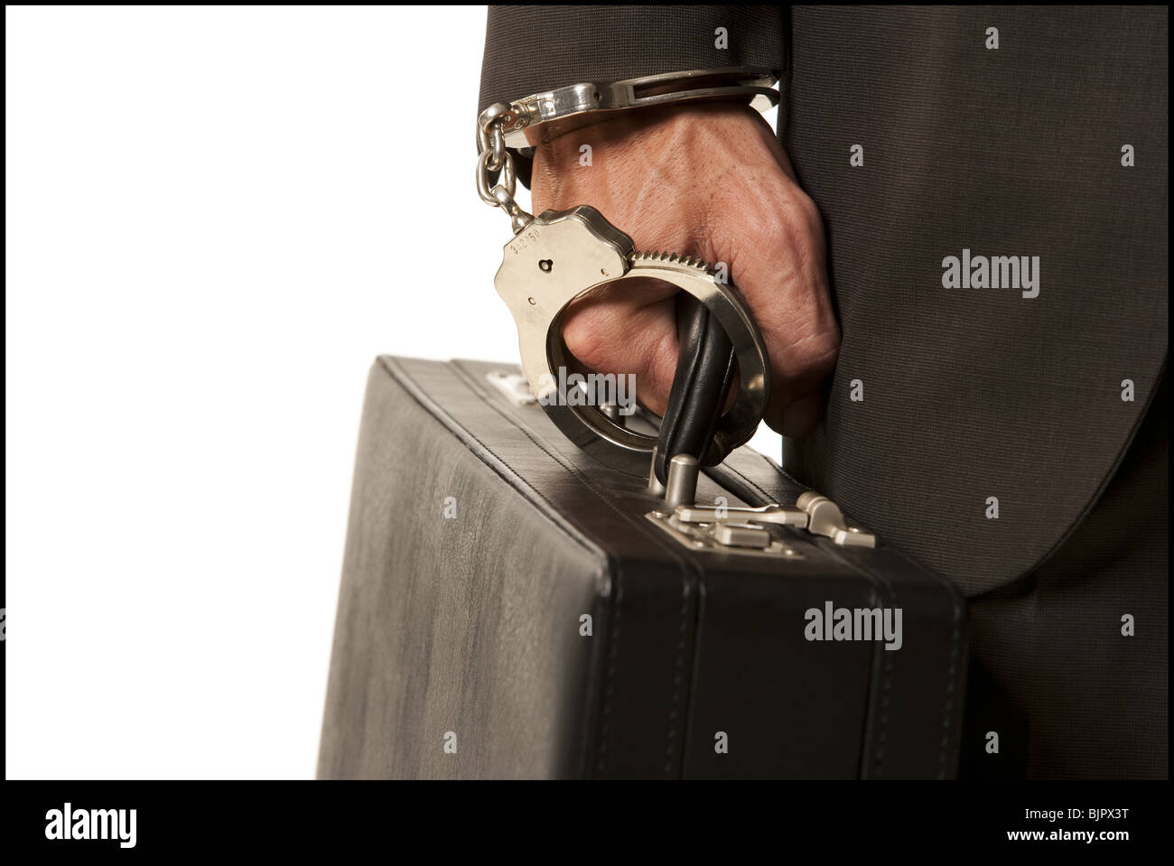 Handcuffs handcuffed businessman businessmen hires stock photography