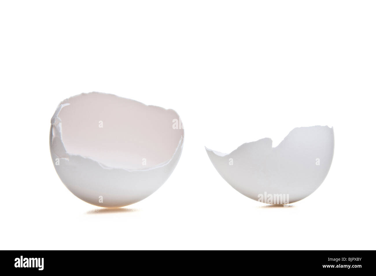 Broken egg shell Stock Photo