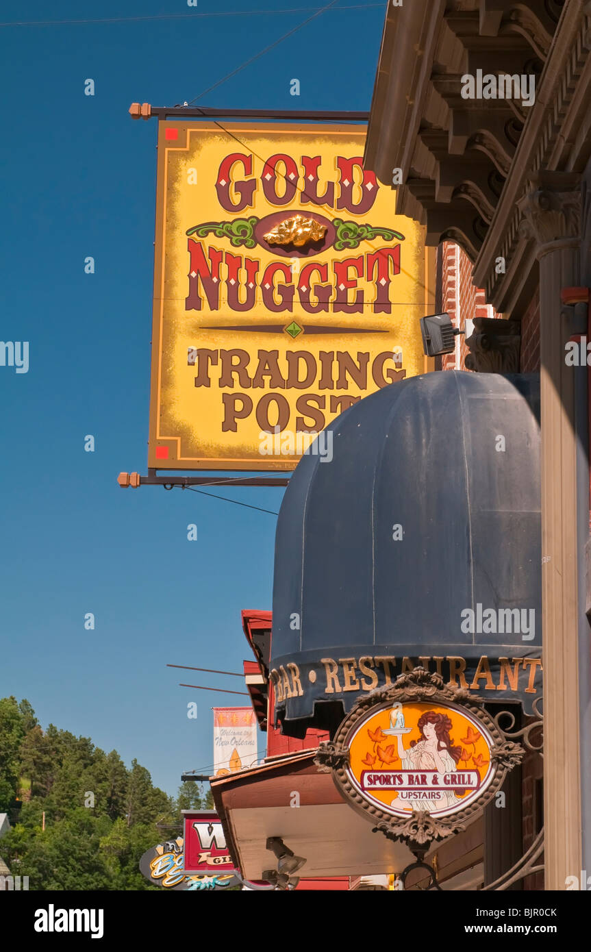 Gold Nugget Trading Post, Deadwood, South Dakota, USA Stock Photo Alamy