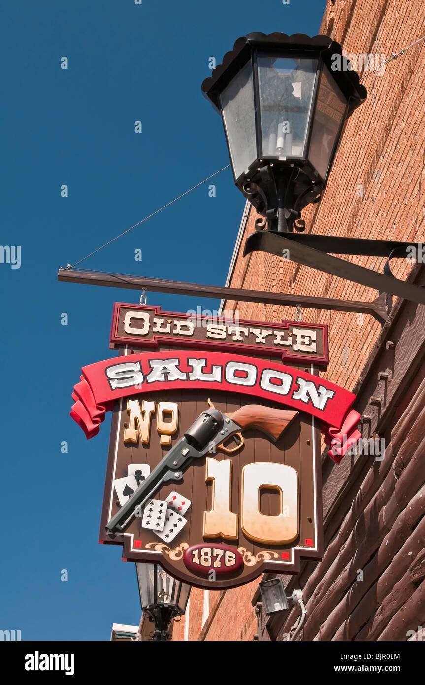 Saloon no 10 deadwood black hi-res stock photography and images - Alamy