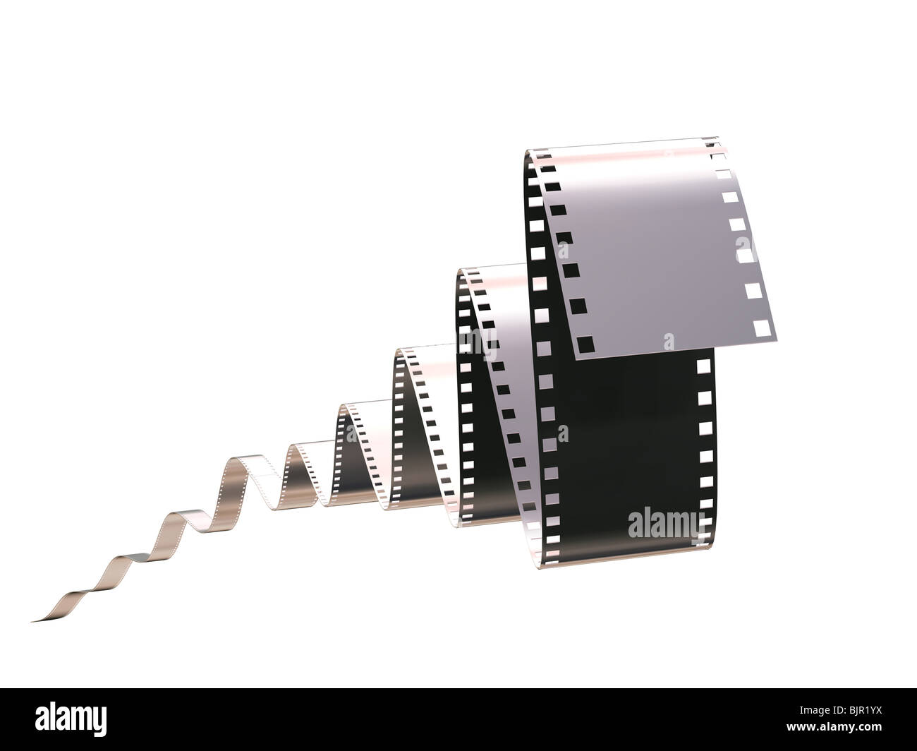 3D render of a film strip Stock Photo