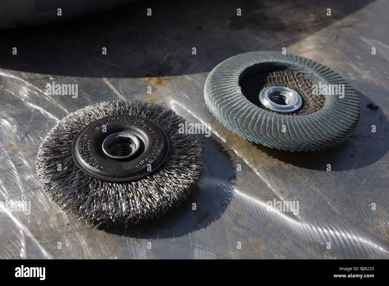 Grinding wheels used for welding applications Stock Photo Alamy