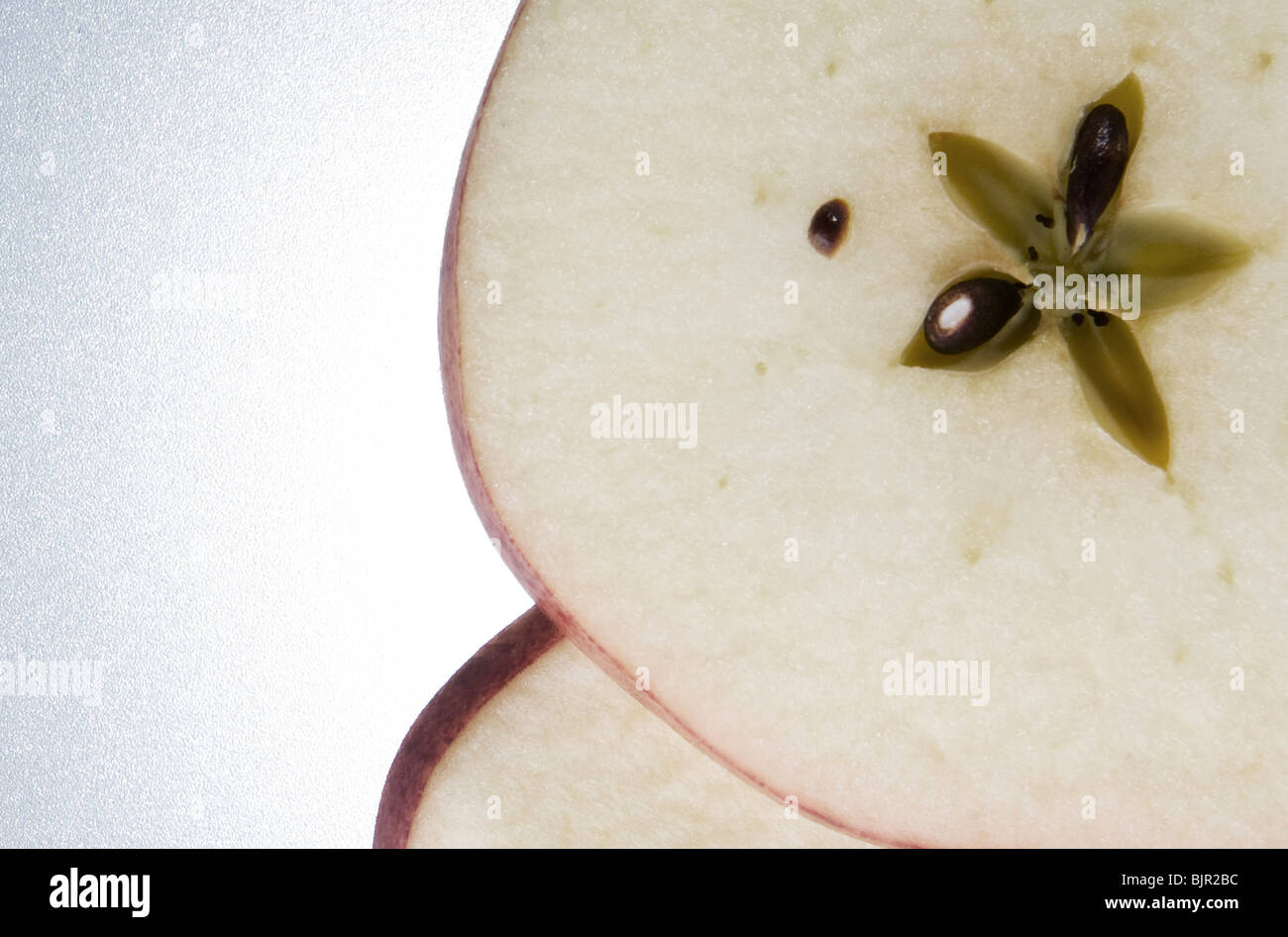 Sliced apple Stock Photo