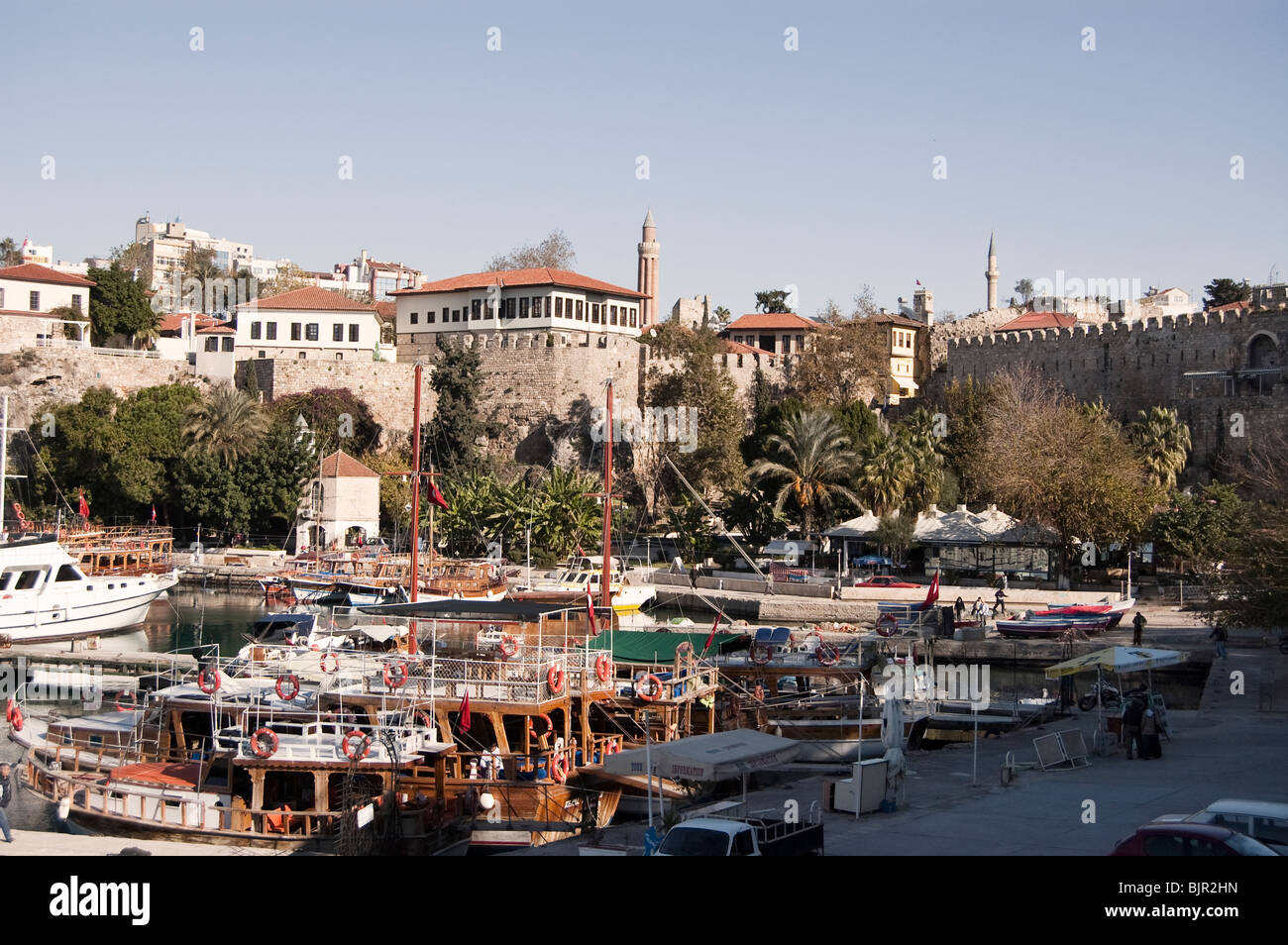The harbour of Old Antalya, Turkey Stock Photo