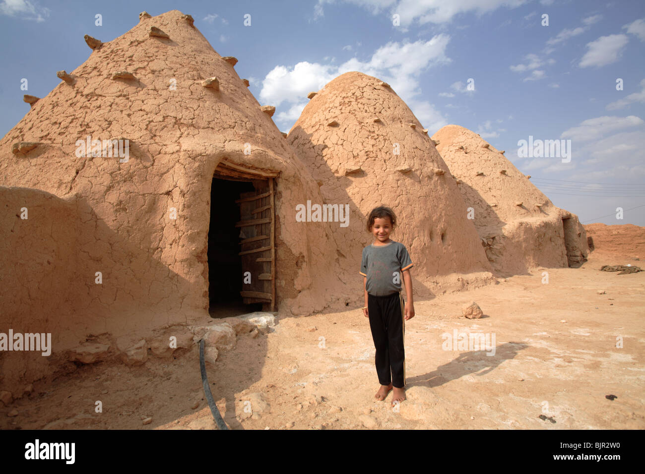 Traditional beehive houses in Sarouj village, Hama, Syria Stock Photo Alamy