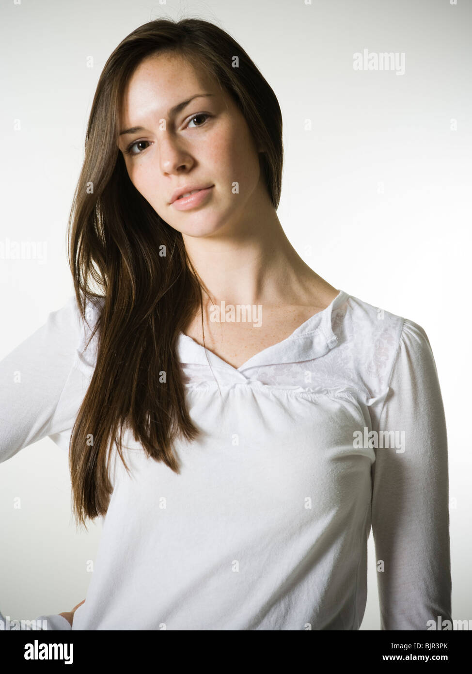 Image young smiling woman hi-res stock photography and images - Alamy