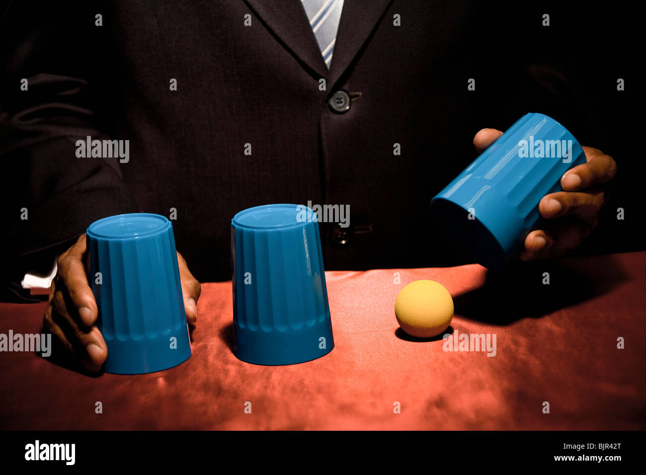 Cups and balls Stock Photo Alamy