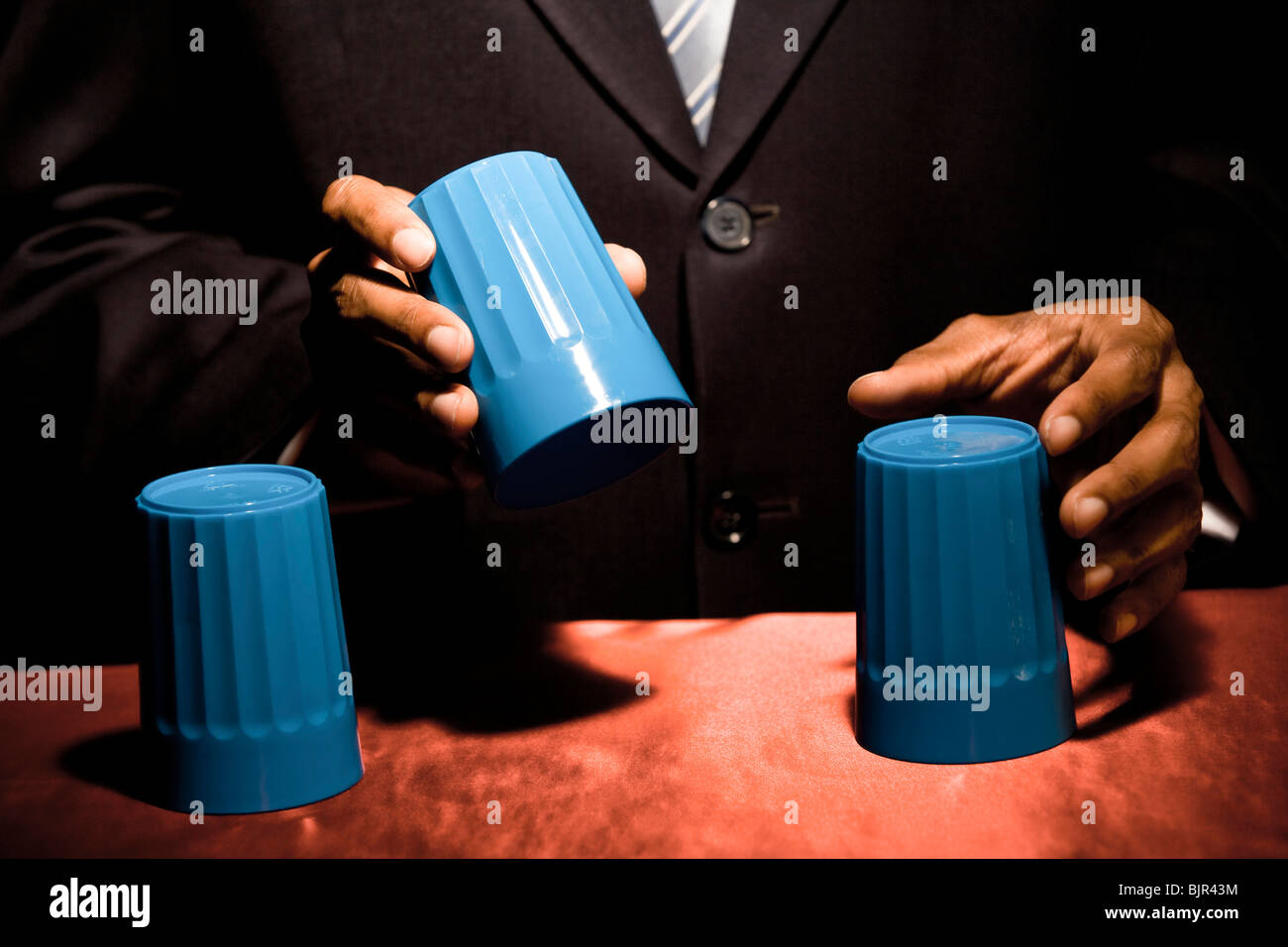 Cups and balls Stock Photo Alamy