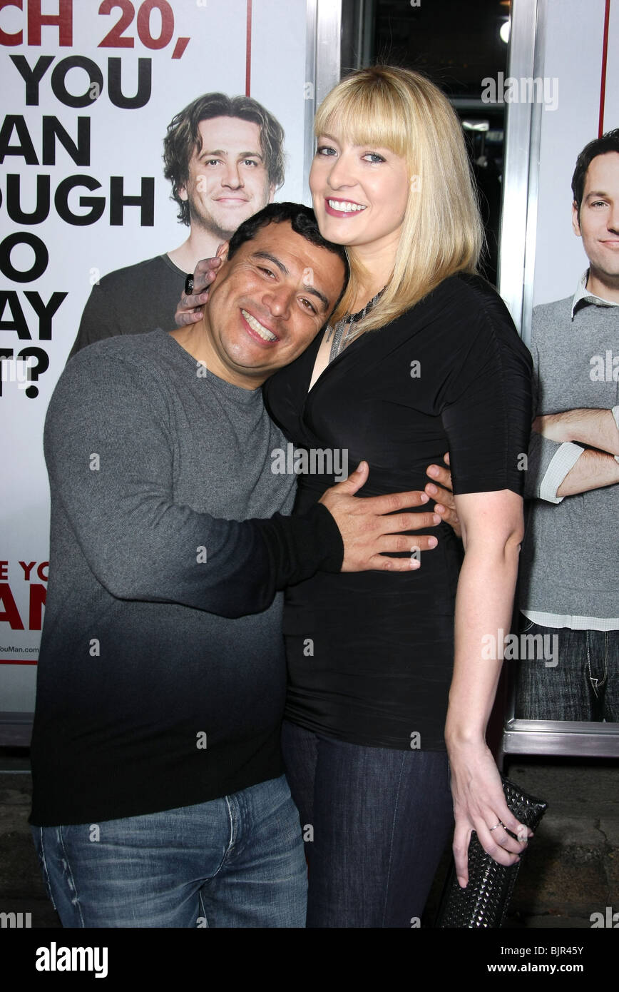 CARLOS MENCIA AMY MENCIA I LOVE YOU MAN LOS ANGELES PREMIERE LOS Stock