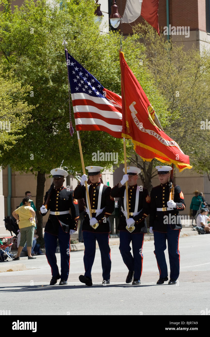 Marine Honor guard Stock Photo - Alamy