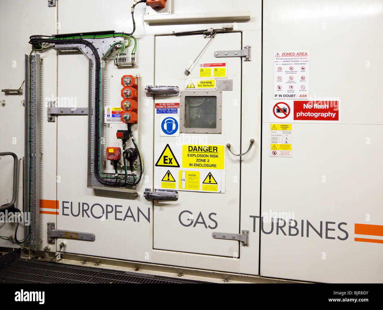 safety warning signs Stock Photo Alamy