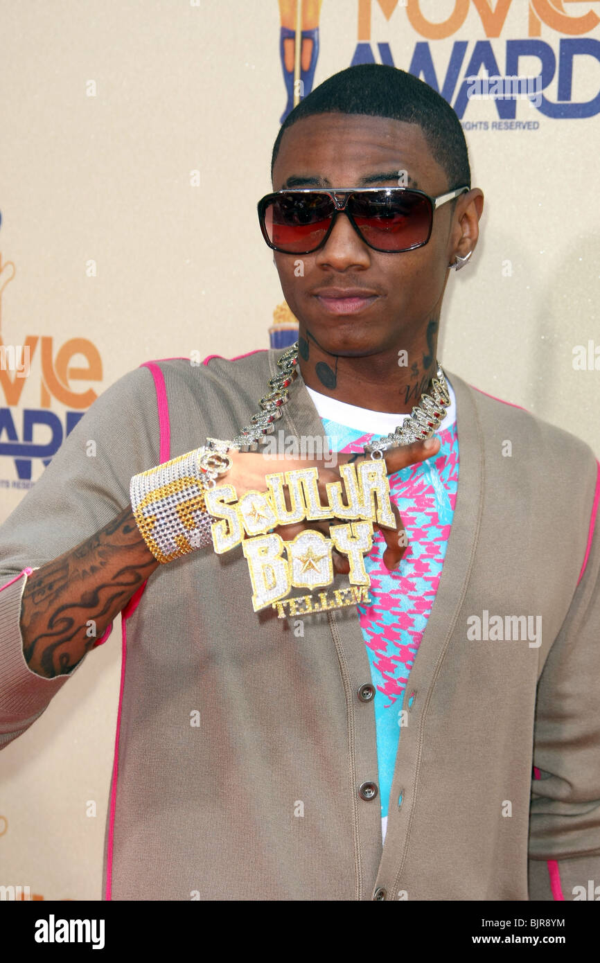 SOULJA BOY 2009 MTV MOVIE AWARDS BURBANK LOS ANGELES CA USA 31 May 2009  Stock Photo - Alamy