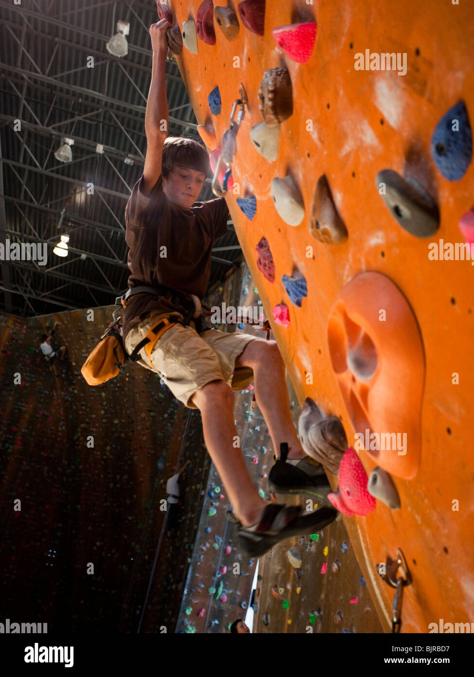 Indoor climbing wall hi-res stock photography and images - Alamy