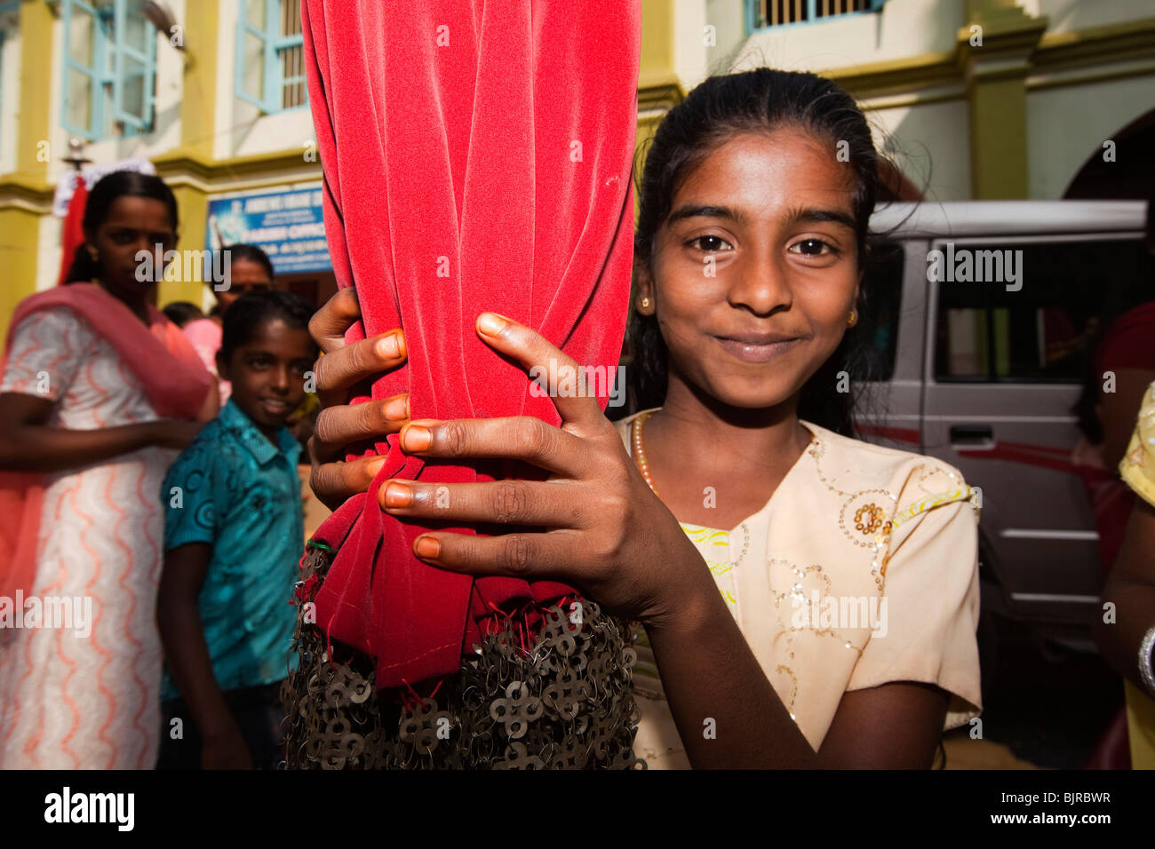 India, Kerala, Alappuzha, (Alleppey) Arthunkal, feast of St. Sebastian