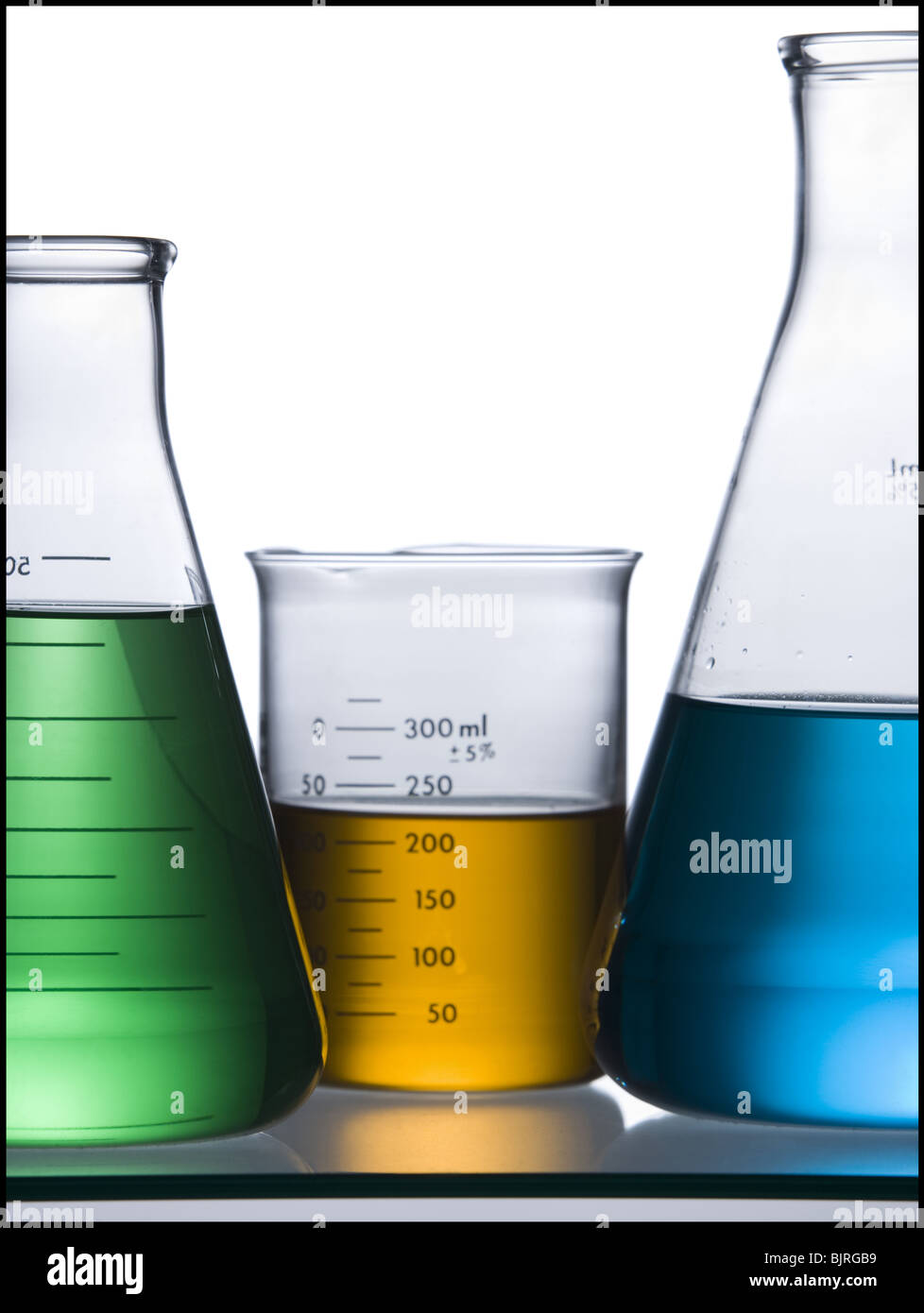 Beaker and flasks Stock Photo Alamy