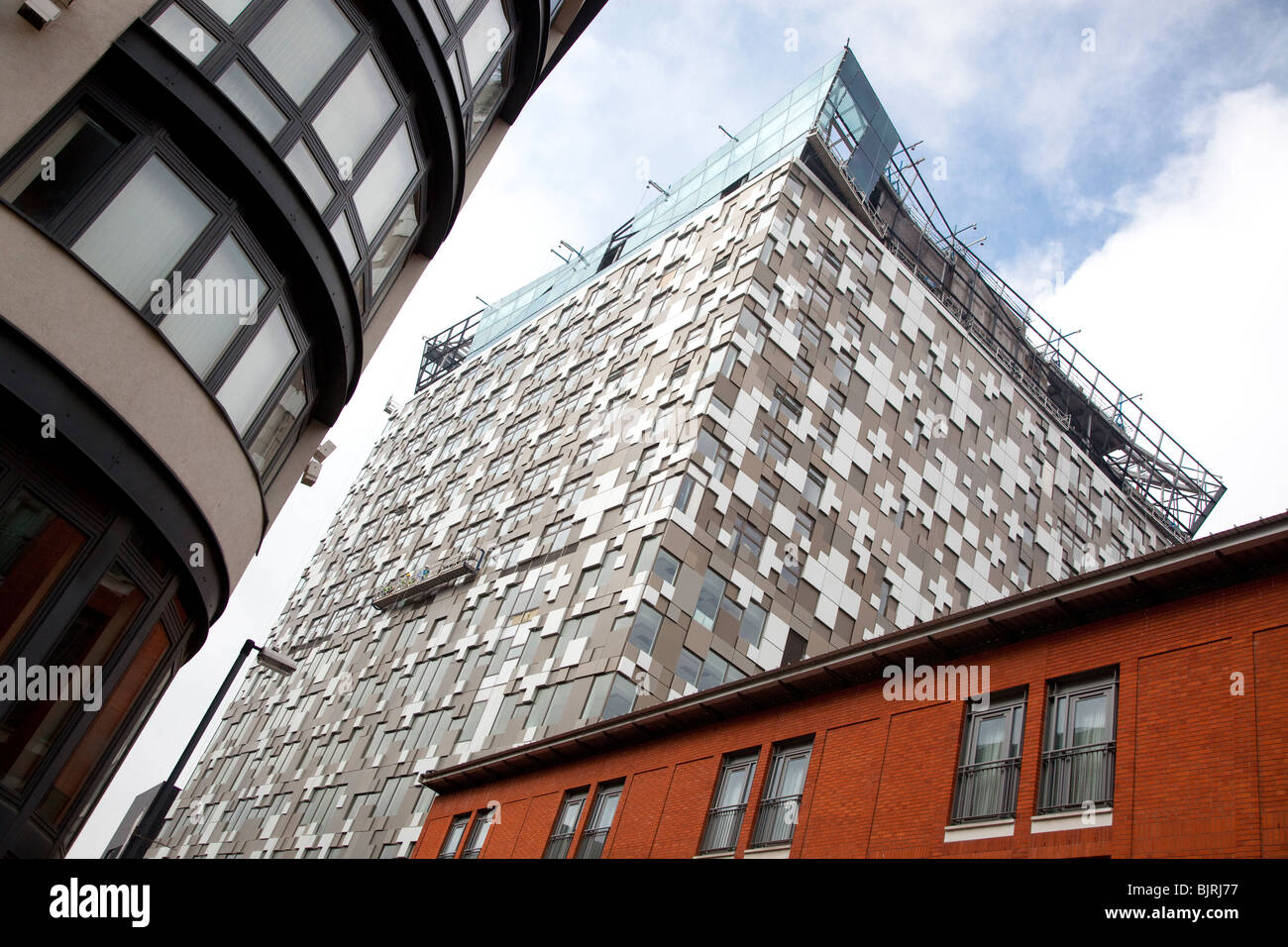 The new Cube building in the centre of Birmingham, England, UK Stock Photo