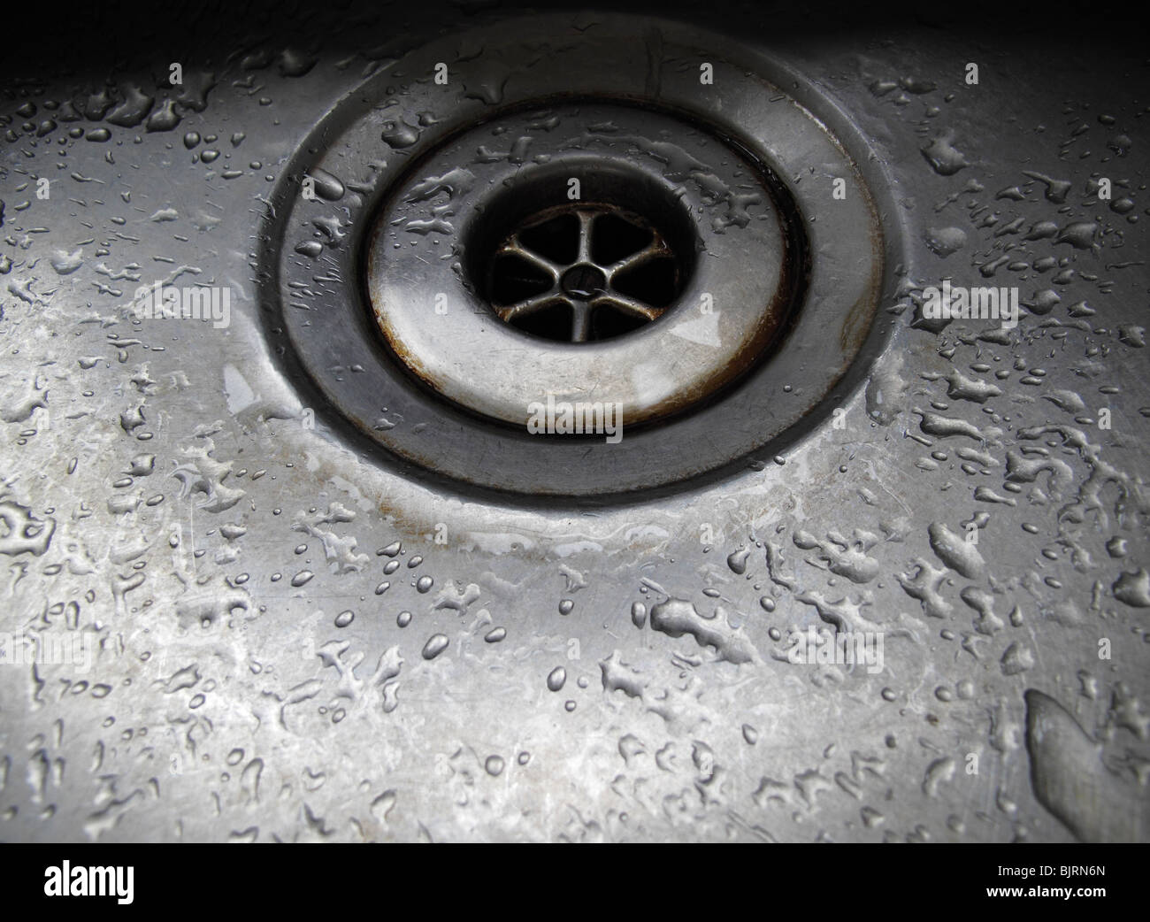 Down the plug hole 3 Stock Photo Alamy