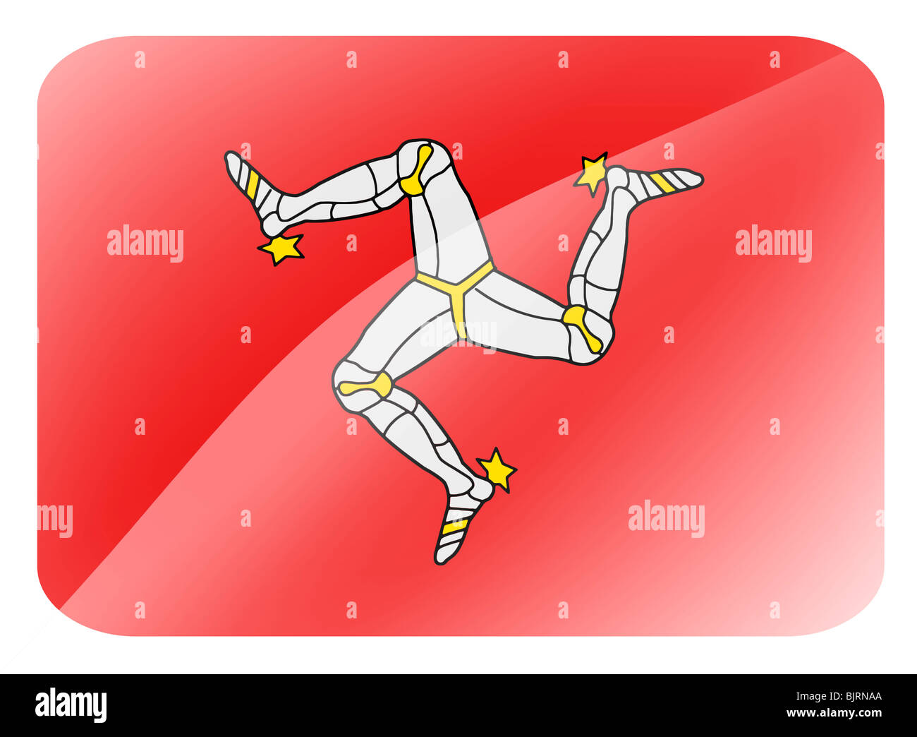 Isle of man flag hi res stock photography and images alamy
