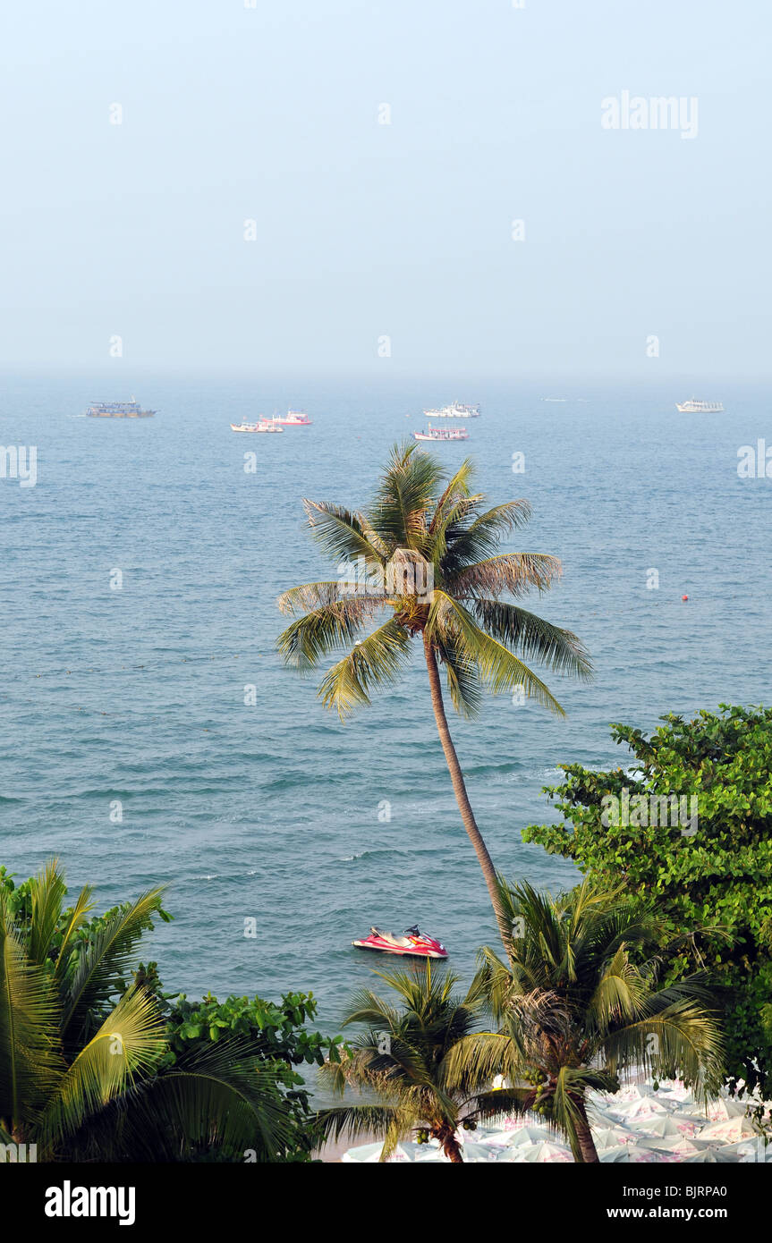 Sea view, Pattaya, Thailand Stock Photo