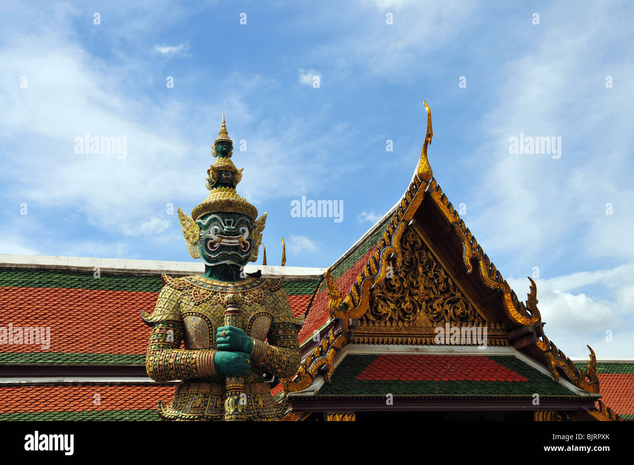 Buddhism religion in the architectural monument Stock Photo