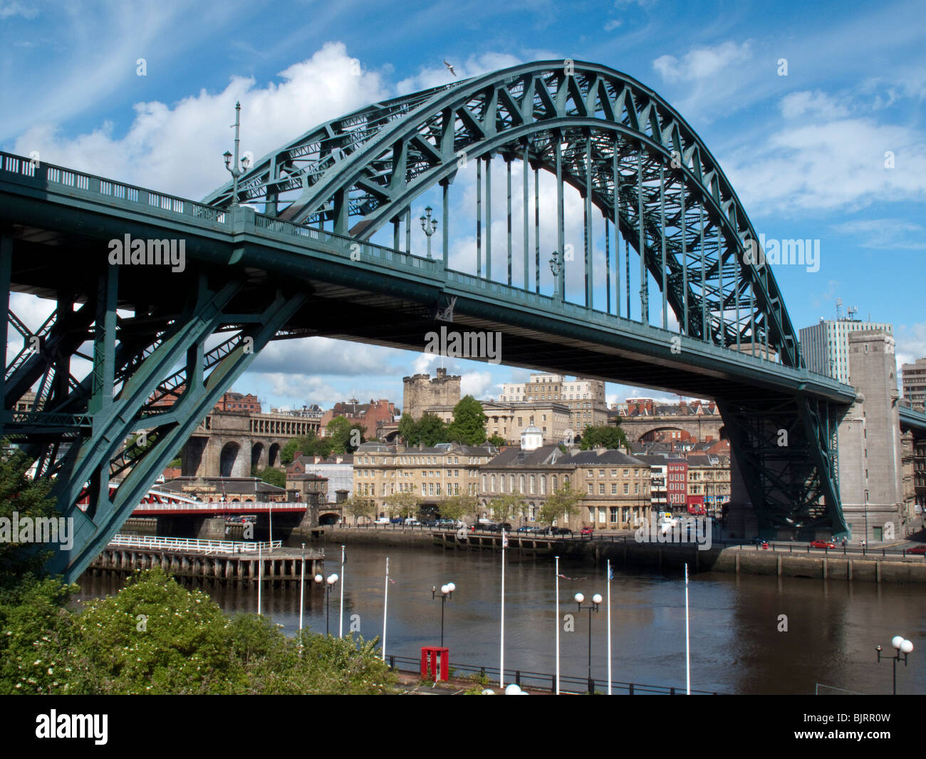 The Tyne Bridge Newcastle upon Tyne, Tyne and Wear, UK Stock Photo