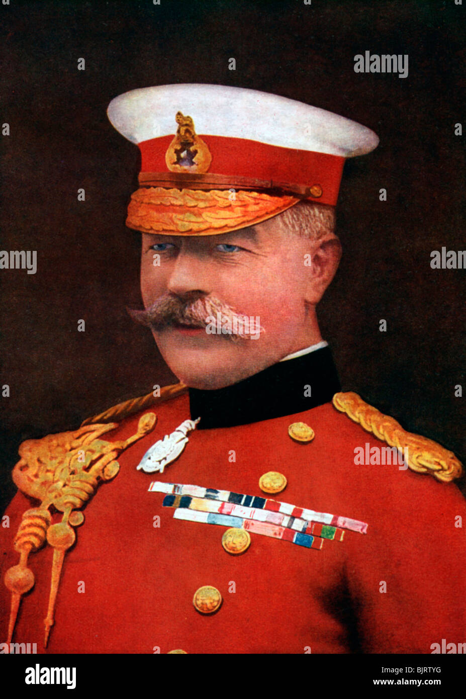 Field Marshal Earl Kitchener of Khartoum, Secretary for War, 1914-1916, (c1920). Artist: Russell & Sons Stock Photo