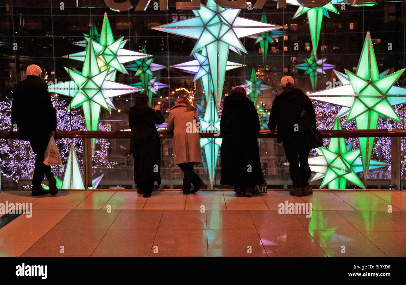 Holiday stars Time Warner Stock Photo