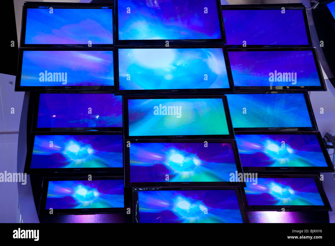 flat lcd tv screens on a wall hd TV tv electronic hdtv high definition technology television