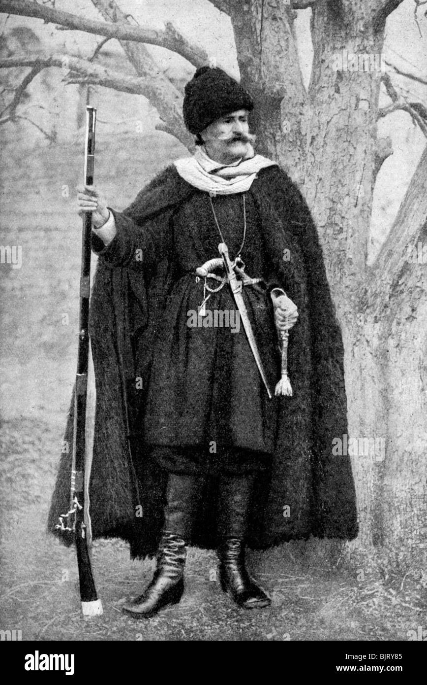 A member of the Georgian aristocracy, 1922. Artist: Unknown Stock Photo