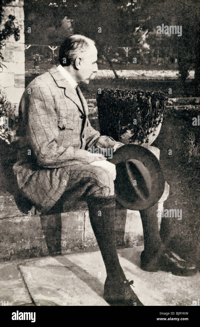 Sir Edward William Elgar, 1857-1934. English composer. Stock Photo
