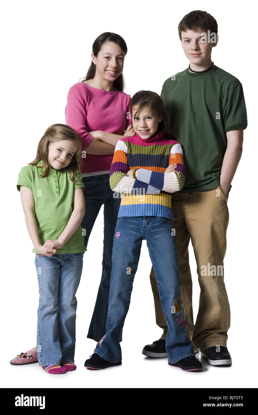 Brother and sisters Stock Photo Alamy