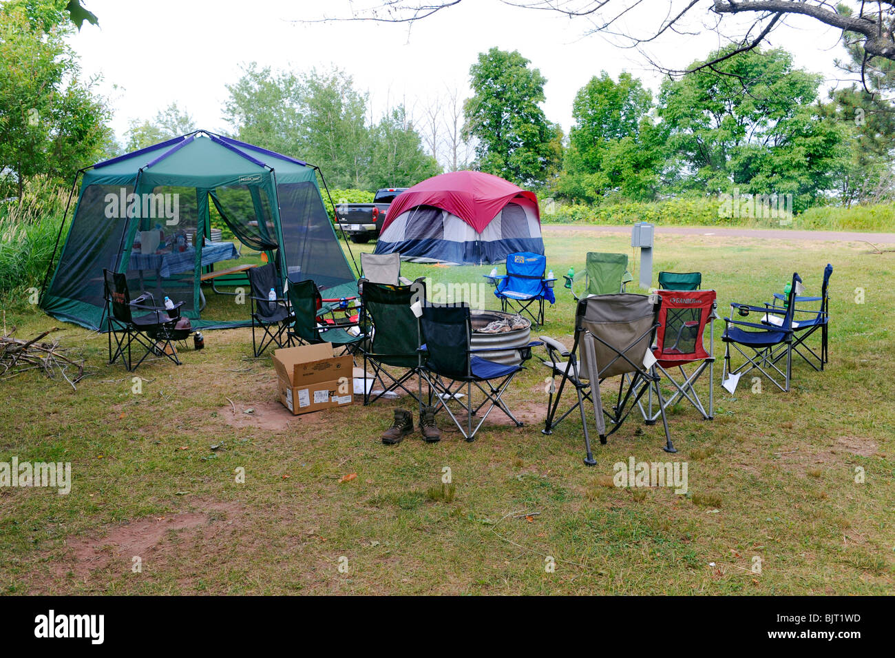 Camping At Porcupine Mountains Wilderness State Park Upper