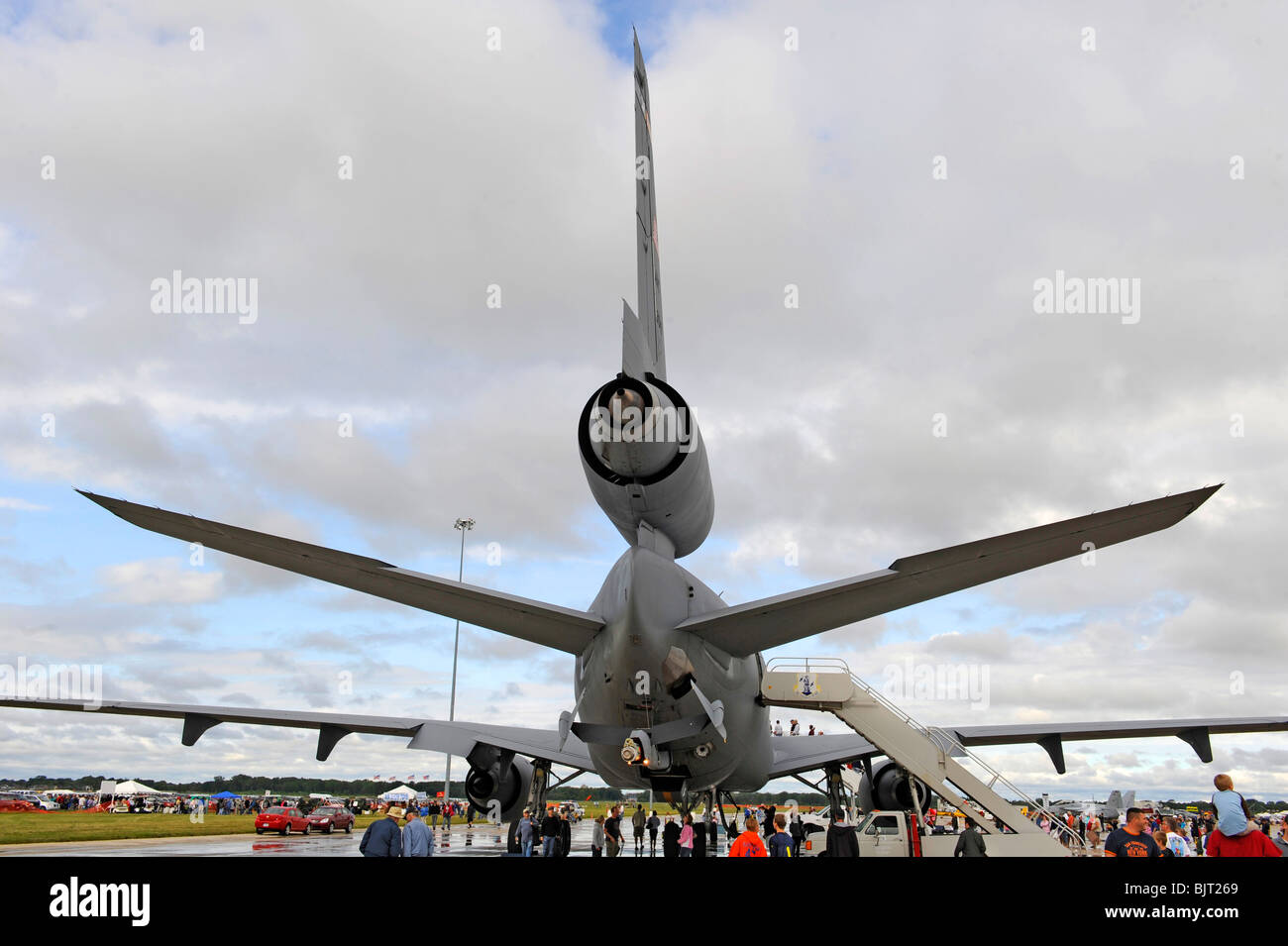 Air Show demonstration of armed forces of the United States at Selfridge Air force base in Mt Clemens Michigan Stock Photo