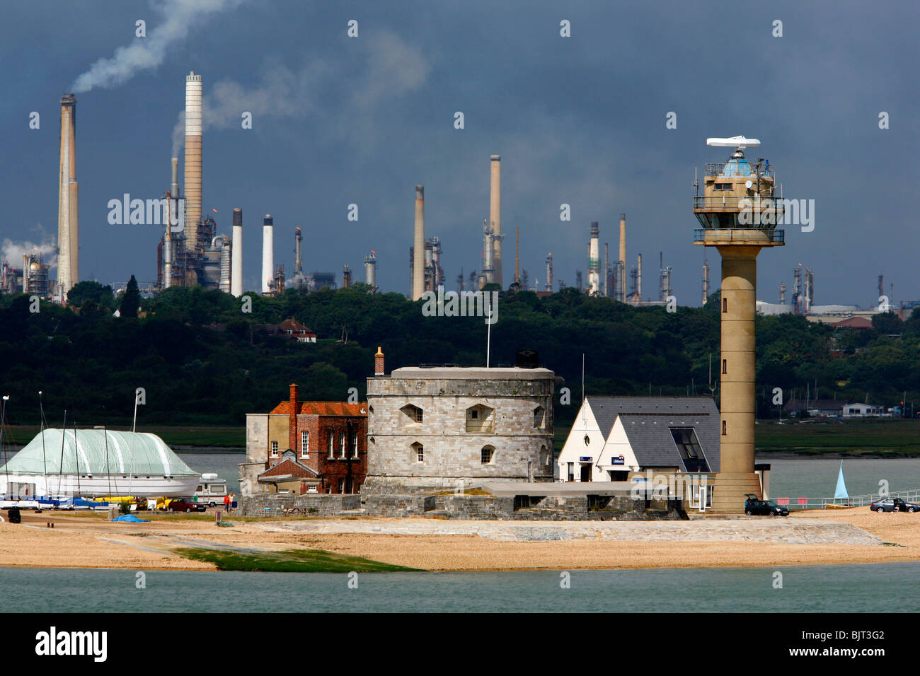 Calshot, Coastguard, Port, Radio, Control, Marine, Traffic, shipping