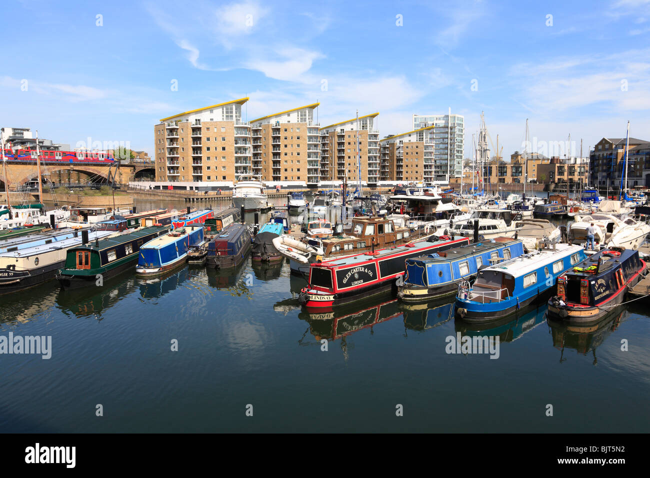 Limehouse Basin Marina, London Stock Photo Alamy