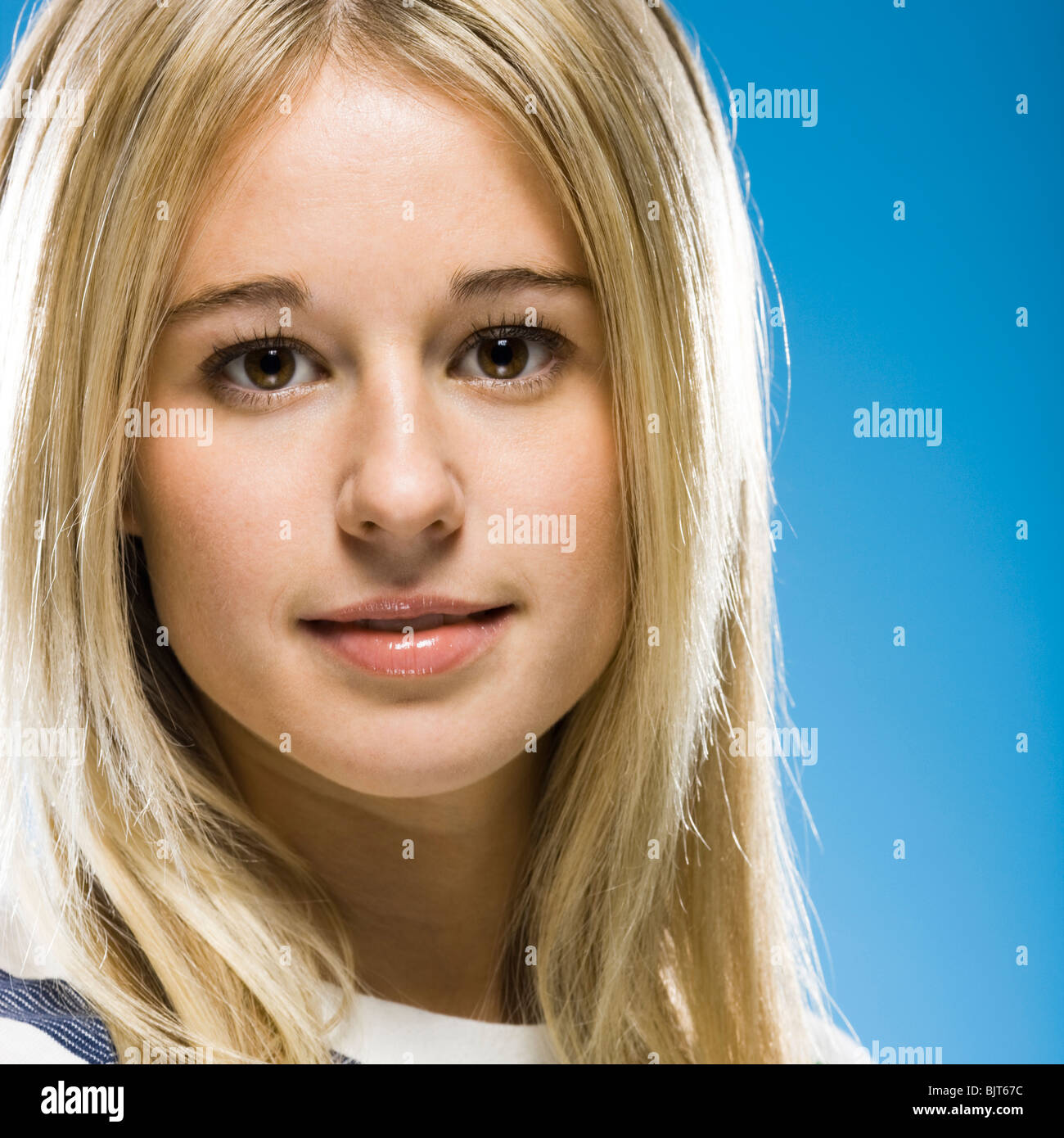 Beauty portrait young woman beautiful hi-res stock photography and ...