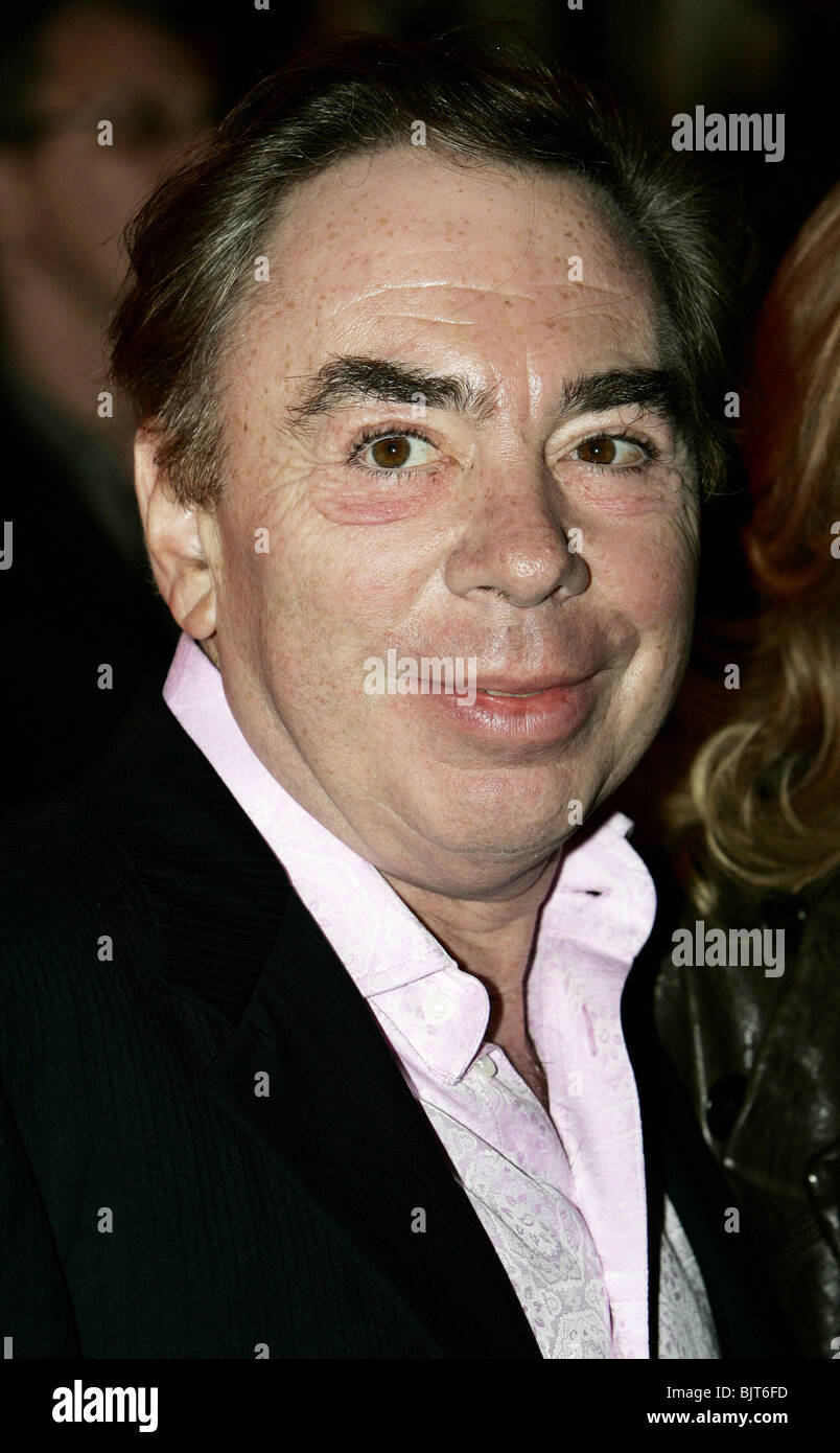 SIR ANDREW LLOYD WEBBER DIRTY DANCING;CLASSIC STORY ON STAGE PREMIERE THE ALDWYCH THEATRE LONDON ENGLAND 24 October 2006 Stock Photo