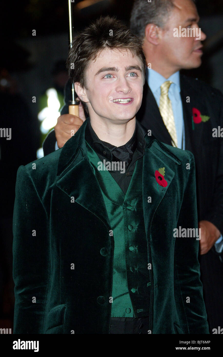 DANIEL RADCLIFFE HARRY POTTER & THE GOBLET OF FIRE FILM PREMIER ODEON LEICESTER SQUARE LONDON ENGLAND 06 November 2005 Stock Photo