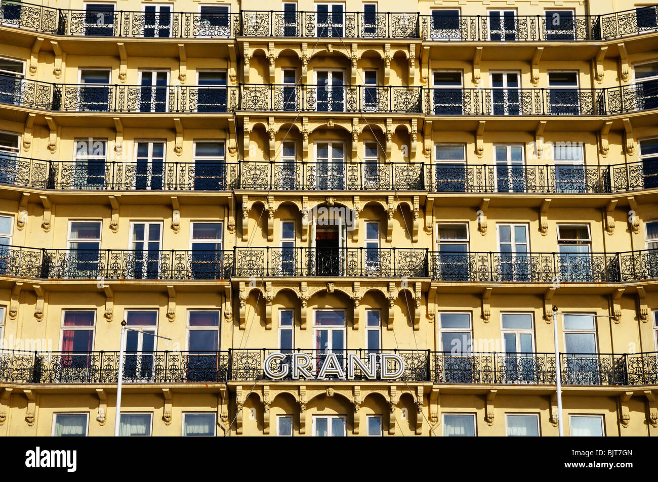 The Grand Hotel, Brighton, East Sussex, UK Stock Photo