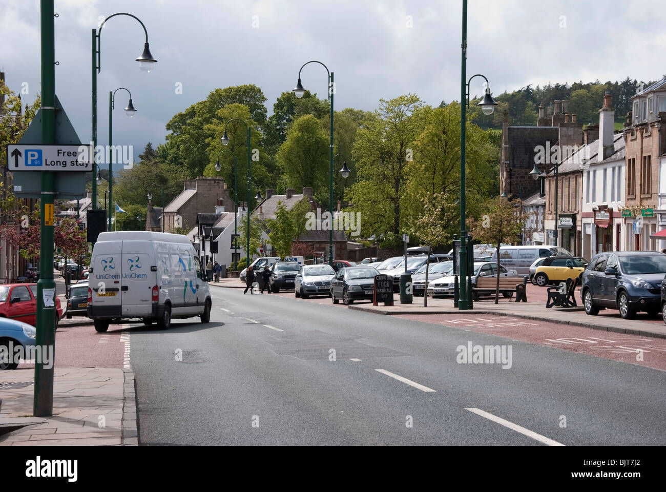 High Street Biggar Clydesdale Clyde Valley South Lanarkshire Scotland